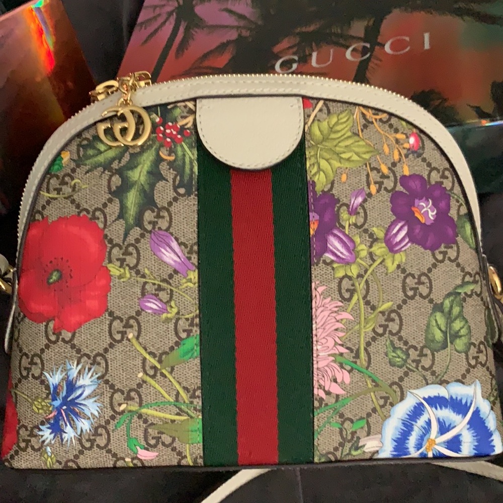 Gucci Ophidia Flora Cross Body Bag Gem
